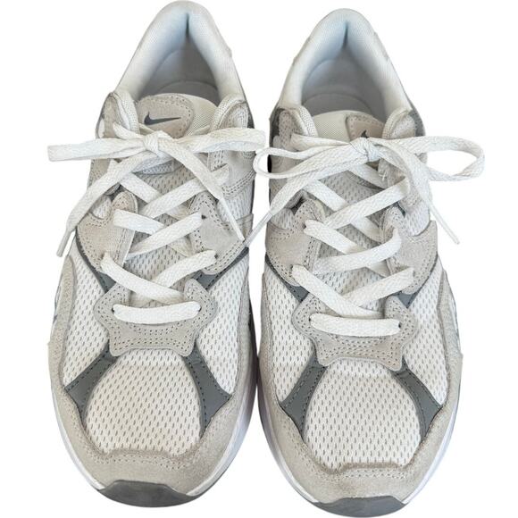 Nike AL8 Grey Sneaker Shoe Suede Leather Mesh Rubber Walking Athleisure Chunky-7 - Picture 6 of 8